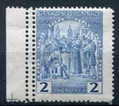 (1929) Pof. 245 * - Československo - Sv. Václav, dvojitá perforece, roz. křížek