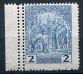 (1929) MiNr. 285 ** - Tschechoslowakei - St. Wenzel, Doppelzähnung links