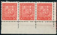 (1929) MiNr. 279A ** (3-er) - Tschechoslowakei - Staatswappen