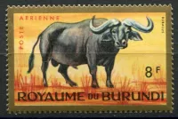 (1964) MiNr. 103 A ** - Burundi - Letecká známka - Africký buvol