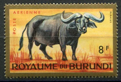 (1964) MiNr. 103 A ** - Burundi - Letecká známka - Africký buvol