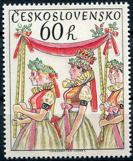 (1975) Pof. 2130 ** (VV zp2 + OZ) - Československo - Lidové kroje