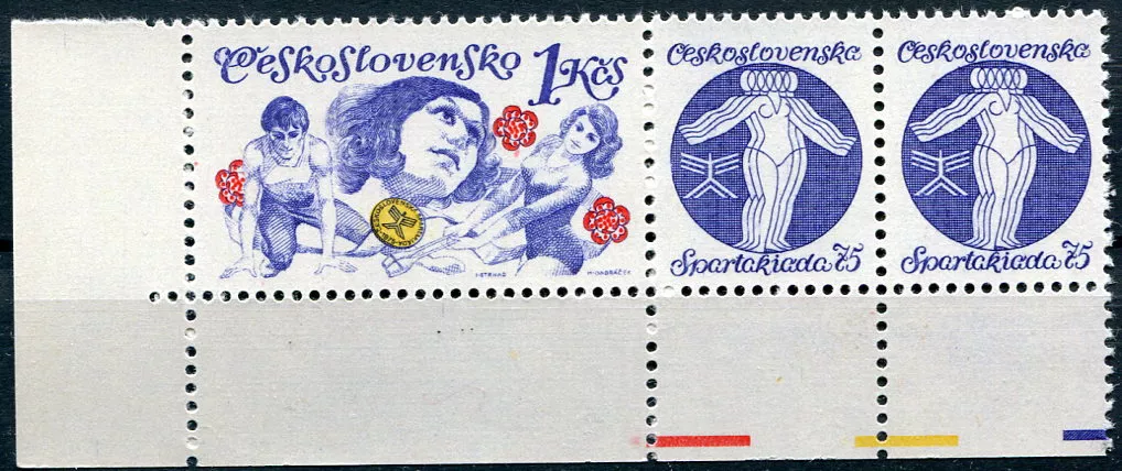  (1975) Pof. 2141 + K ** (DV 28/1) - Československo - Spartakiáda 1975
