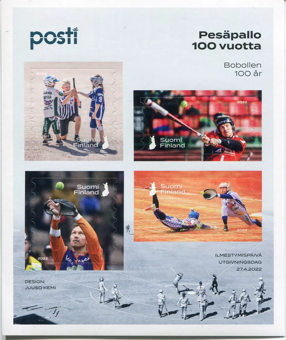 (2022) MiNr. 2789 - 2792 (BL. 104) - Finsko - Baseball