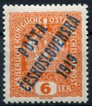 (1919) MiNr. 42a ** - Tschechoslowakei - Tschechoslowakische Post 1919, Überdruck I. Typ