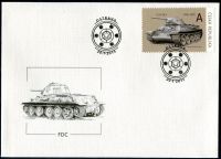 2015) Pof. 834 (FDC) - Česká republika - Tank T-34
