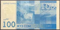 Kyrgyzstán (P 26a) - 100 Som (2009) - UNC