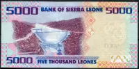 Sierra Leone (P 32a) 5000 LEONES (2010) - UNC