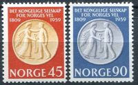 (1959) MiNr. 434 - 435 ** - Norwegen - briefmarken
