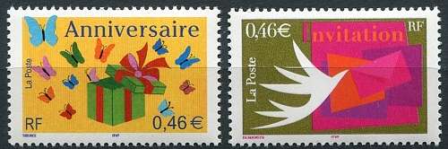 Francie - poštovní známky
