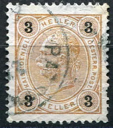(1901) MiNr. 86B - O - Österreich-Ungarn - Stempel: Franz Joseph I.