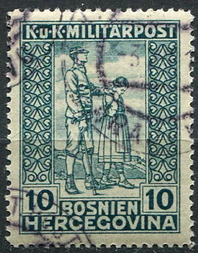 (1918) MiNr. 142 - O - Bosnien und Herzegowina (Österreich-Ungarn) - Kriegsinvalide
