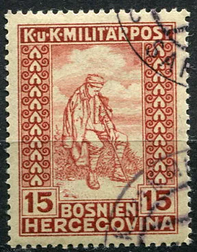 (1918) MiNr. 143 - O - Bosnien und Herzegowina (Österreich-Ungarn) - Kriegsinvalide