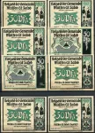 (1921) Mülsen St. Jacob - sestava (# 1-8) - 8* 50 Pfening (UNC/-1