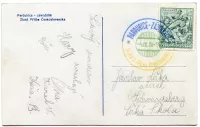 (1938) Pardubice - závodiště, Zlatá přilba - příležitostné razítko