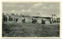 (1938) Pardubice - závodiště, Zlatá přilba - příležitostné razítko