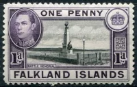 (1941) MiNr. 80 * - Falklandy - památník