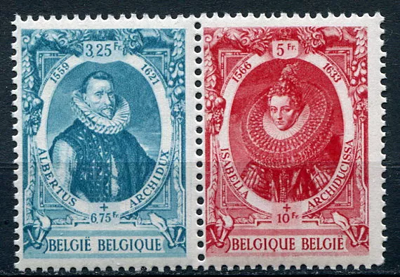(1942) MiNr. 609 - 610 ** - Belgie - Boj proti tuberkulóze
