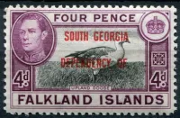 (1944) MiNr. B5 ** - Falklandy - South Georgia dependency - Husice magellanská