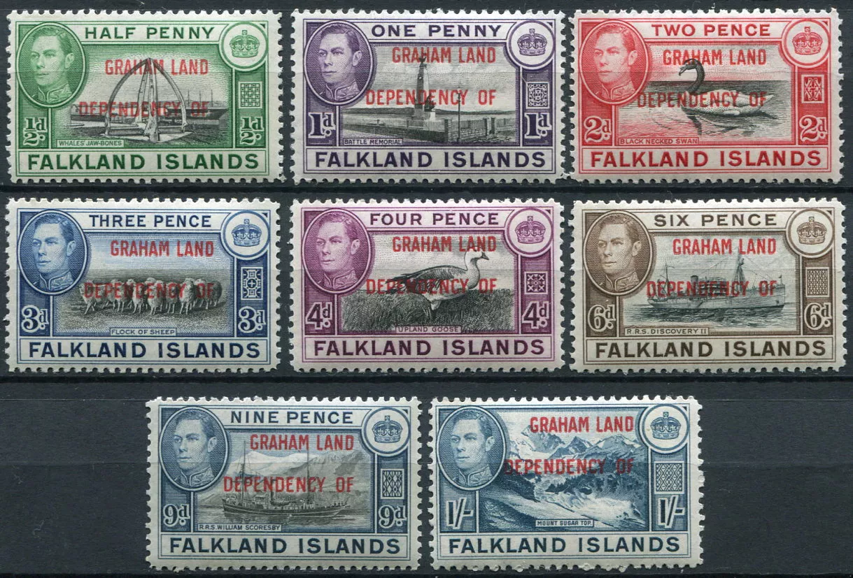 (1944) MiNr. GL A 1-8 ** - Falklandy - Graham Land dependency - kompletní série