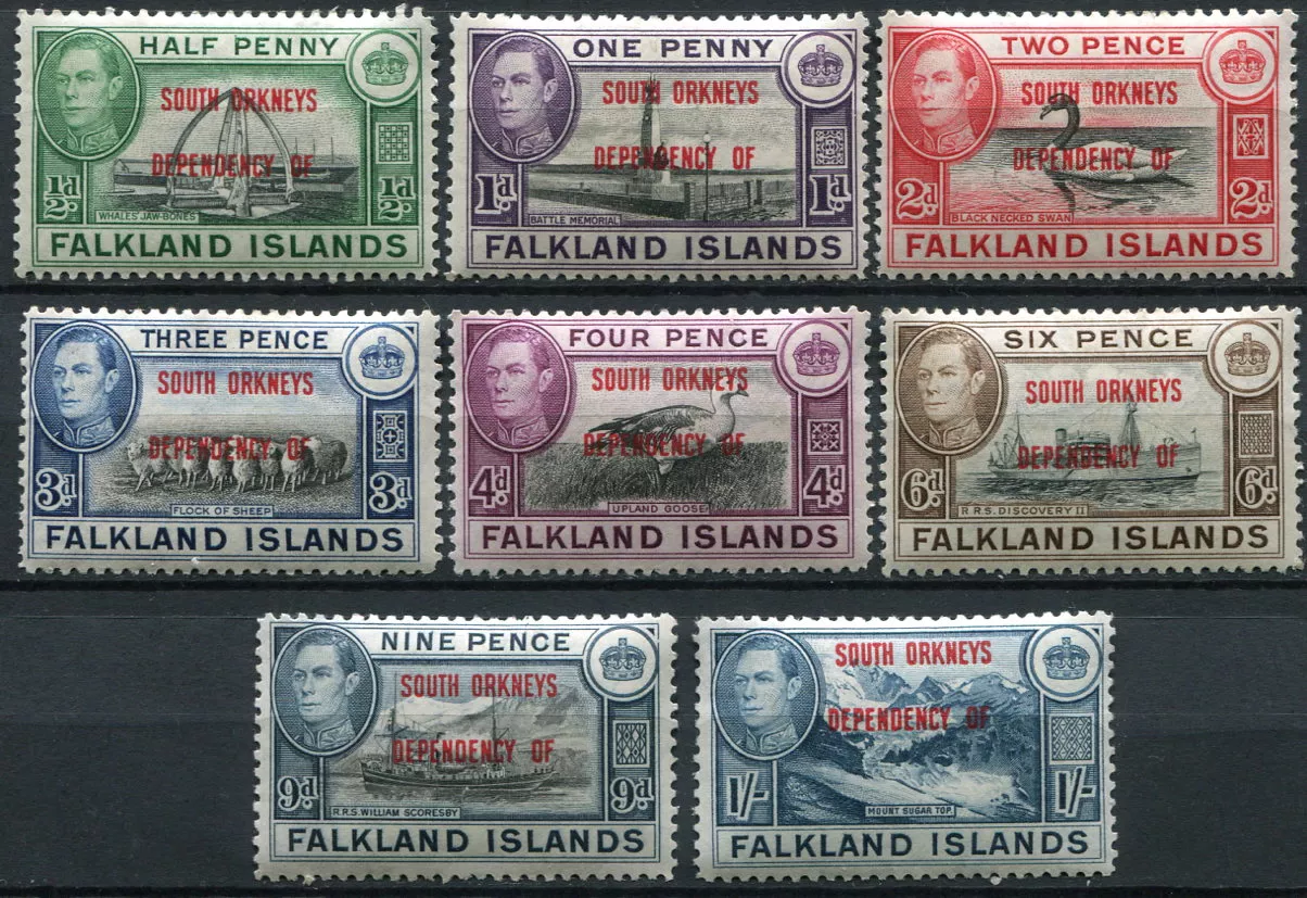 (1944) MiNr. SO C1-8 ** - Falklandy - South Orkneys dependency - kompletní série