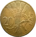 (1949) Tschechoslowakei - 20 hal. (km20)