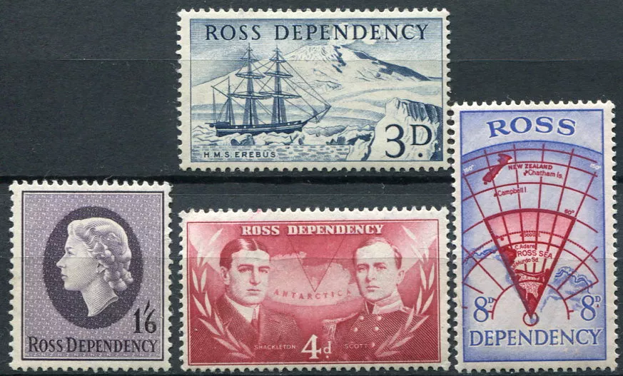 (1957) MiNr. 1 - 4 ** - Ross dependency - série