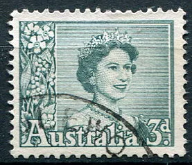 (1960) MiNr. 289 A (O) - Australien - Königin Elisabeth II. (1960) MiNr. 289 A (O) - Austrálie - Královna Alžběta II.