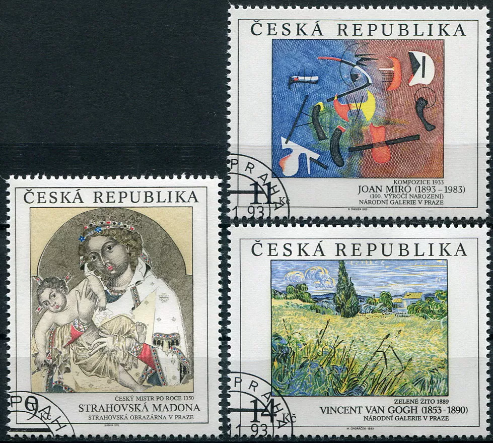 (1993) Pof. 27 - 29 - O - Česká republika - Umění (1993)