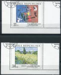 (1993) MiNr. 26 + 27 (L1) - O - Tschechische Republik - Kunst (1993)