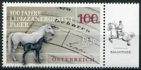 (2020) MiNr. 3542 ** - Österreich - Hundertjähriges Bestehen des Lipizzanergestüts Piber (Steiermark) (2020) MiNr. 3542 ** - Rakousko - Lipicánský hřebčín Piber (Štýrsko)