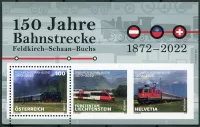 (2022) MiNr. 3672 ** (Bl. 137) - Österreich - Feldkirch-Schaan-Buchs