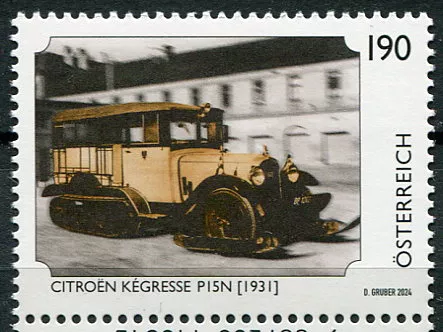 (2024) MiNr. 3812 ** - Rakousko - Citroën Kégresse P15N (1928), poštovní autobus