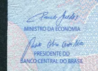 Brasilien (P 252 f) 2 Reais (2023) - UNC Vzor podpisů