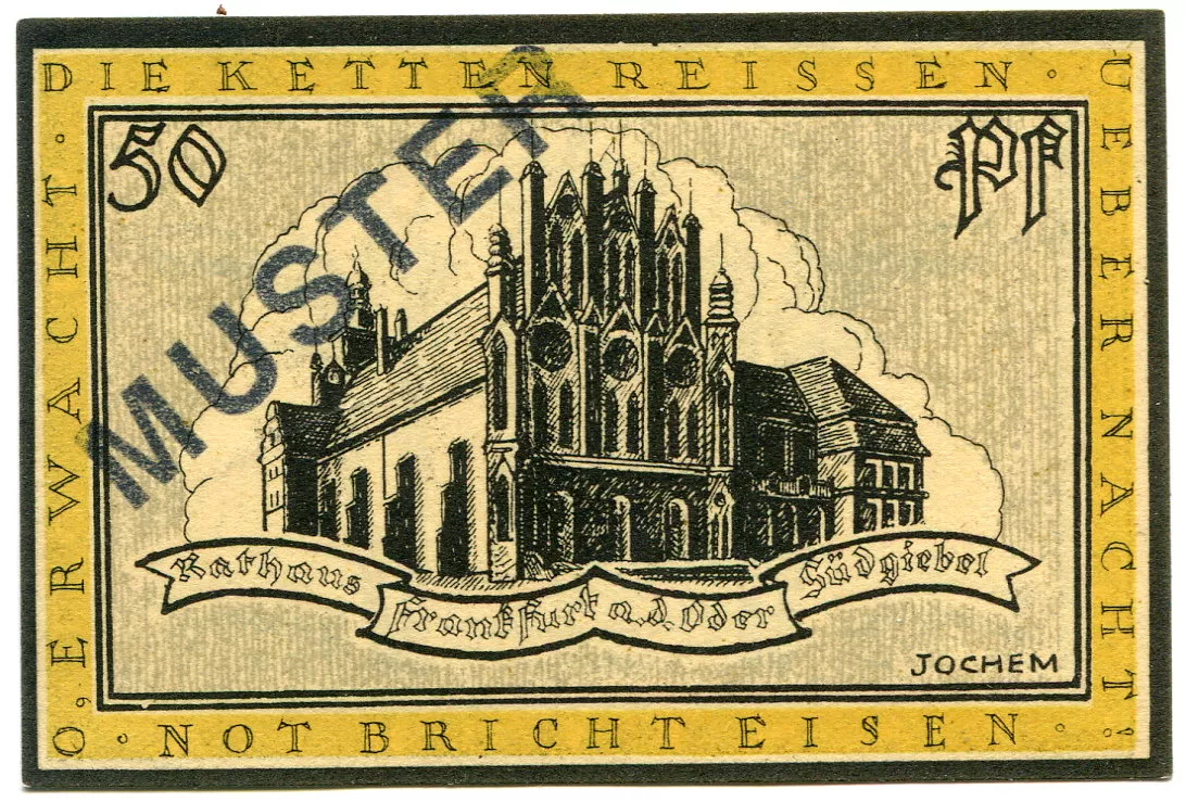 Frankfurt nad Odrou - (MUSTER) 50 Pfening (UNC)