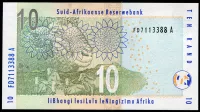 J.A.R. (P 128) 10 RAND Banknote (2005) - UNC J.A.R. (P 128) 10 RAND (2005) - UNC