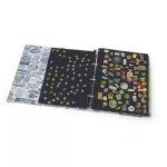 Ersatzblätter für das Ausweisalbum GRANDE - schwarzer Samt (4er-Pack)  Listy do alba GRANDE na odznaky - černý samet (bal. 4 ks)
