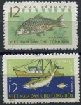 (1963) MiNr. 262 - 263 - O - Nordvietnam - Fischfarmen