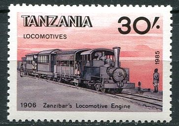 Tanzánie - lokomotiva