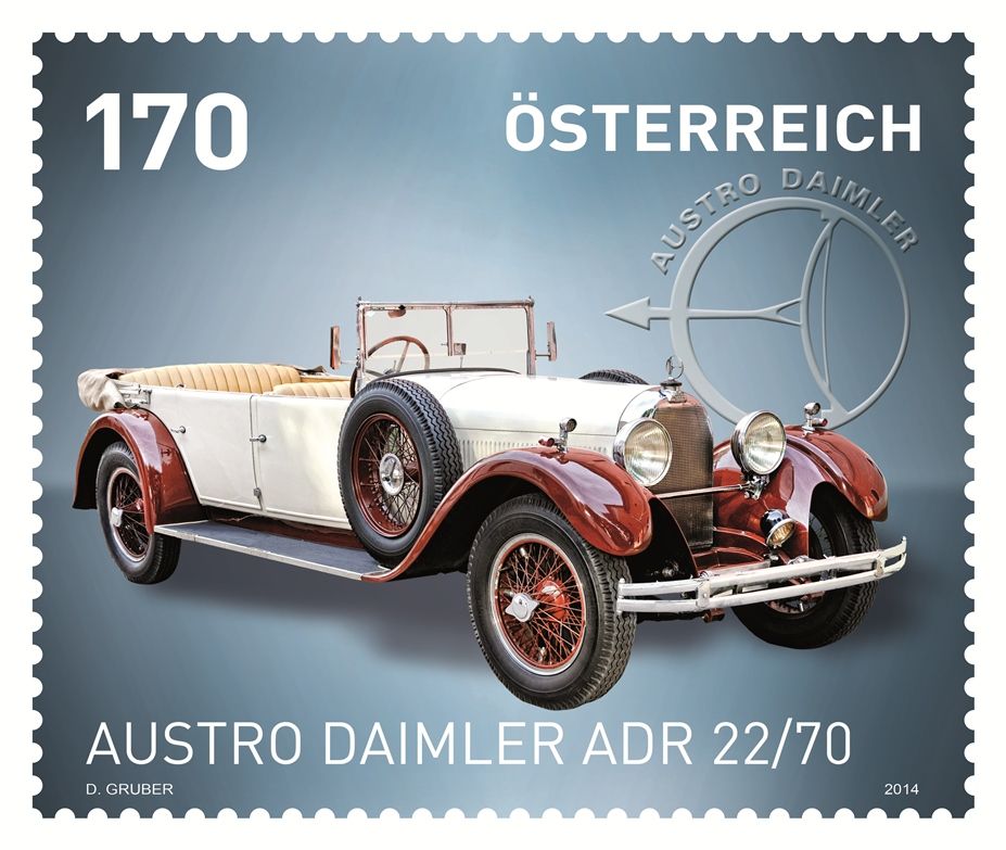 (2014) MiNr. 3116 ** - Österreich - Autos - Austro Daimler ADR 22/70