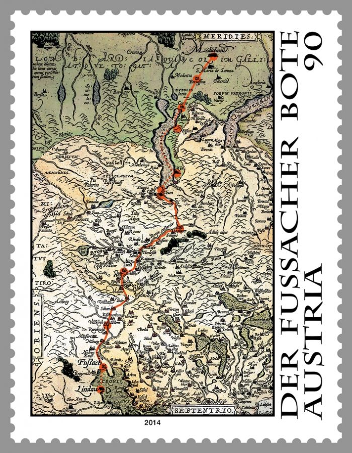 (2014) MiNr. 3160 ** - Rakousko - Cesta na Fußacher Messenger