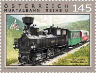 (2014) MiNr. 3163 ** - Österreich - Eisenbahnen - 120 Jahre Murtalbahn