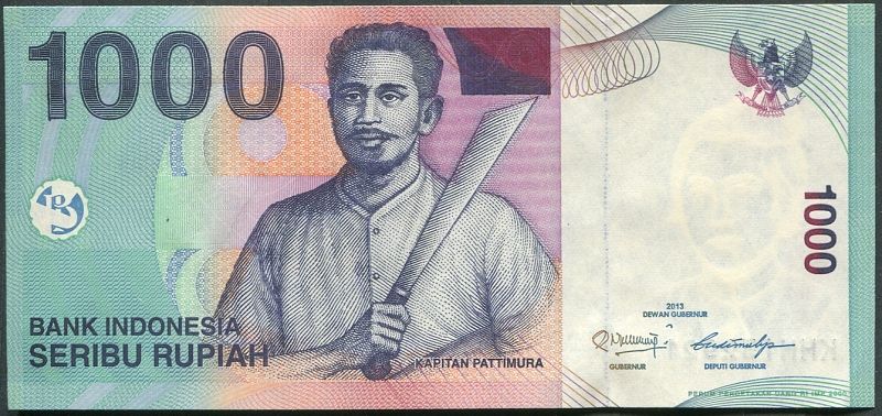 Indonesie - (P 141..) - 1000 RUPIAH (2013) - UNC