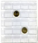 TGW-Liste 20 - bis 20 Stück von Münzen mit Tasche (Größe 40x40 mm)