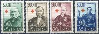 (1938) MiNr. 204 - 207 ** - Finnland - briefmarken