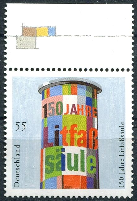 (2005) MiNr. 2444 ** - Německo - 150 Jahre Litfaßsäule